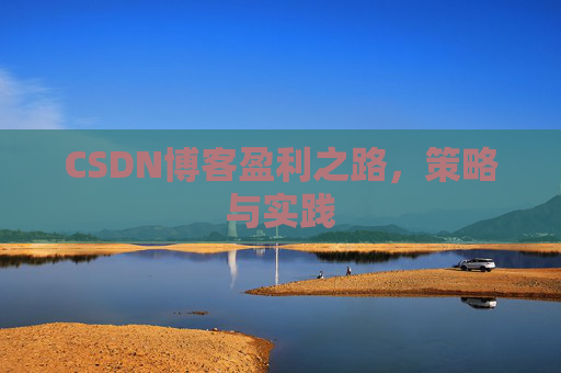 CSDN博客盈利之路，策略与实践